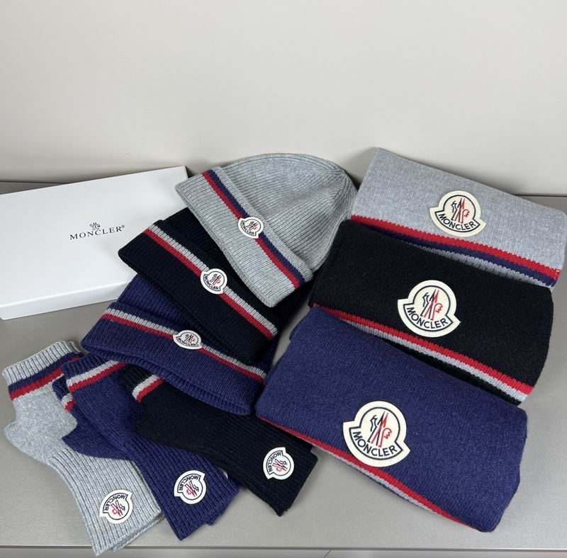 Moncler Scarf Hat Gloves 121304